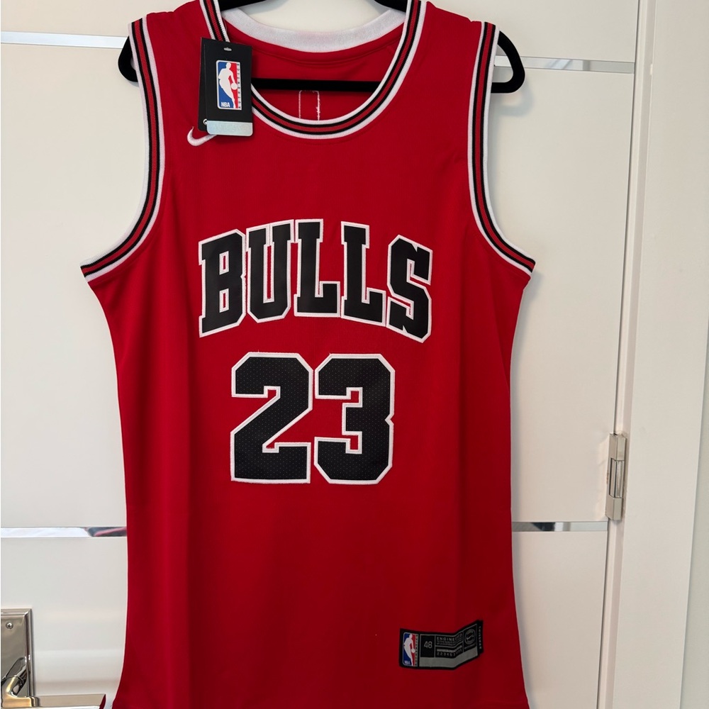 Nike Bulls Red Basketball Jersey